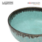 STONEWARE ROUND SERVING BOWL - Image 5