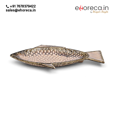 CERAMIC FISH SHAPE PLATTER