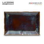 RECTANGULAR STONEWARE PLATTER - Image 5