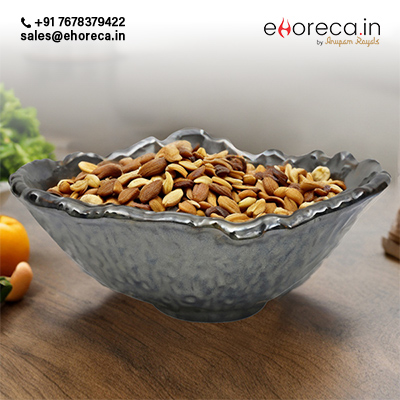 CHIPS SERVING STONEWARE BOWL