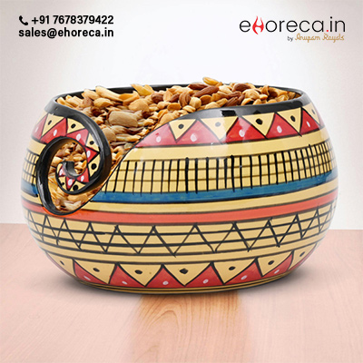CERAMIC ROUND BOWL FOR SERVING