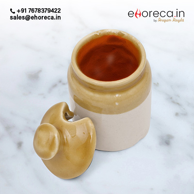 PICKLE CERAMIC BARNI WITH LID
