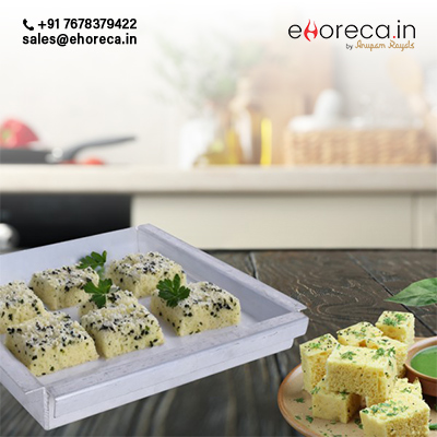 ALUMINIUM DHOKLA TRAY