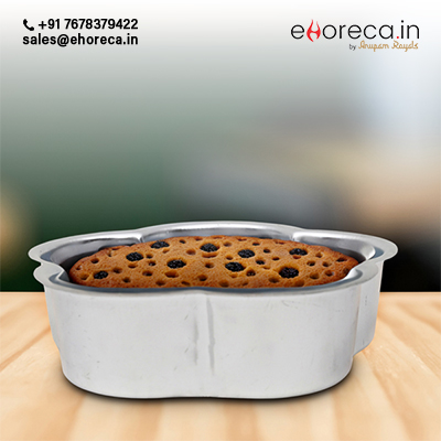 ALUMINIUM FLOWER SHAPE CAKE MOULD