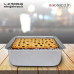 ALUMINIUM SQUARE CAKE MOULD SET