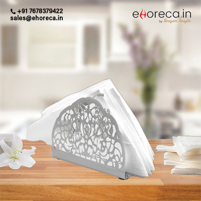 SS LASER CUT NAPKIN HOLDER
