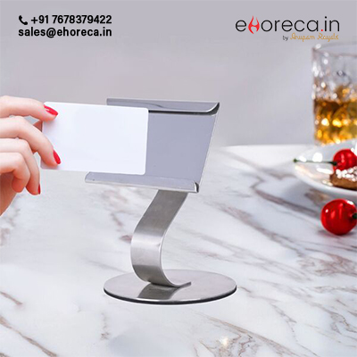SS TABLETOP CARDHOLDER