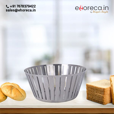 STAINLESS STEEL BREAD BASKET