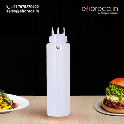 PLASTIC 3 NOZZLE SQUEEZE BOTTLE