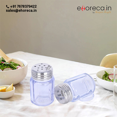 ACRYLIC SALT & PEPPER WITH HANDLE