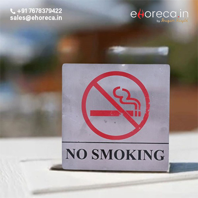 SS NO SMOKING SIGNAGE BOARD