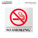 SS NO SMOKING SIGNAGE BOARD