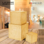BRASS SQUARE RISER SET