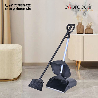 PLASTIC DUSTPAN WITH BROOM