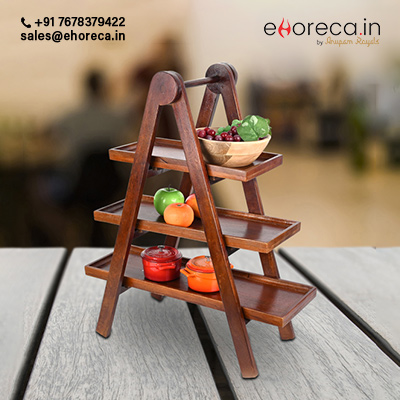 A Shape 3-Tier Display Stand