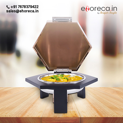 HEXAGON CORNER CHAFING DISH