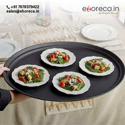 OVAL ANTI SKID TRAY