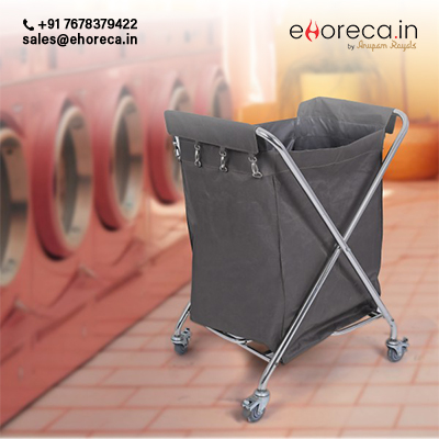 FOLDABLE LINEN TROLLEY