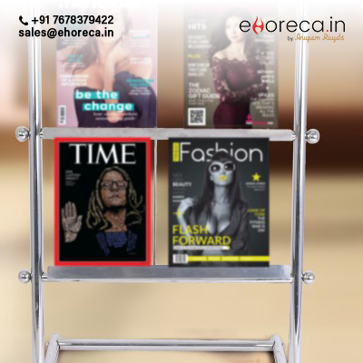 SS NEWSPAPER DISPLAY STAND