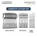 85 Pcs SS Dinner Set with Cutlery – Complete Dining Collection | Perfect for Home & Gifting - Image 4